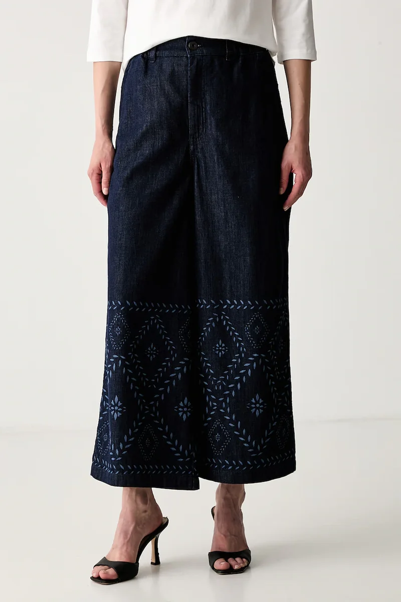 Weekend Max Mara blugi wide leg pentru femei WKDLAMPADA