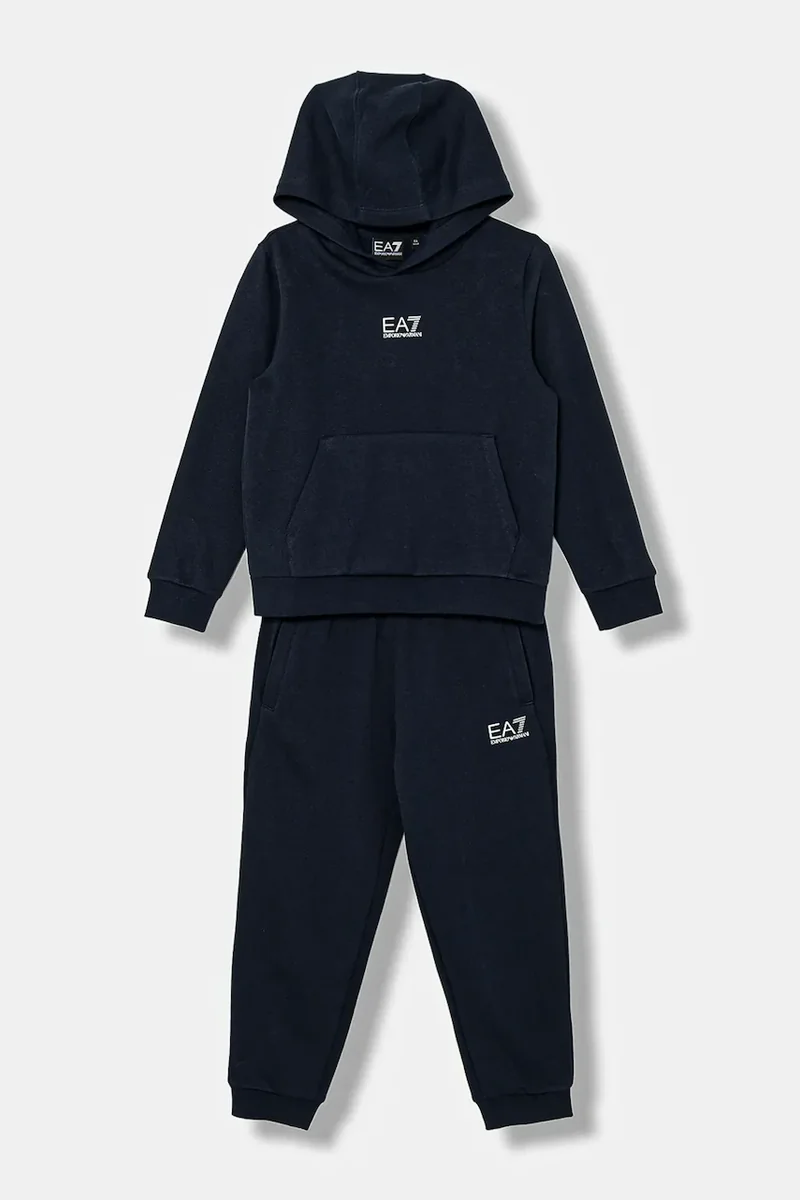 EA7 Emporio Armani compleu de trening pentru copii cu bumbac