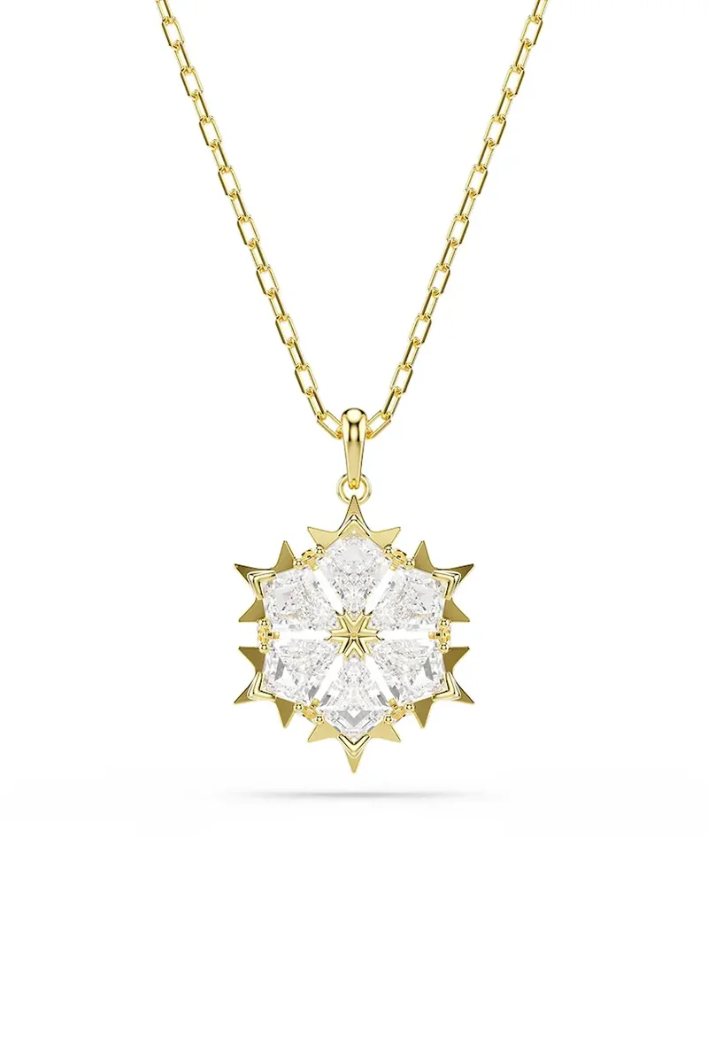 Swarovski lănțișor cu pandantiv pentru femei placat cu aur zirconiu cubic MAGIC