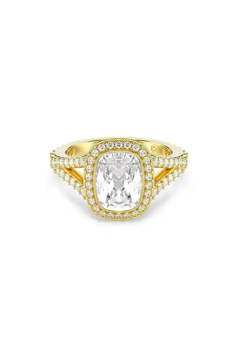 Swarovski inel pentru femei placat cu aur zirconiu cubic UNA
