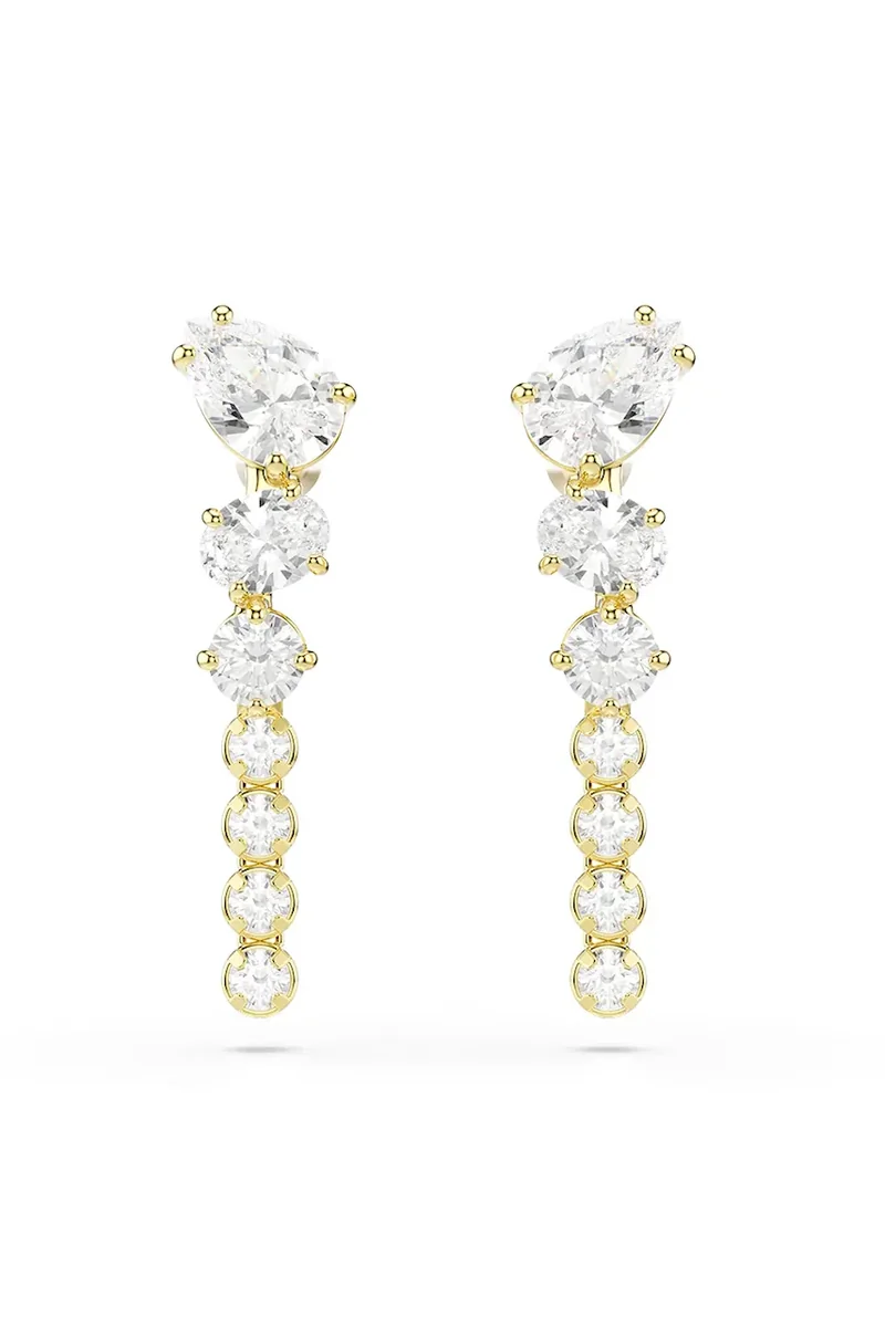 Swarovski cercei pentru femei placat cu aur zirconiu cubic MESMERA