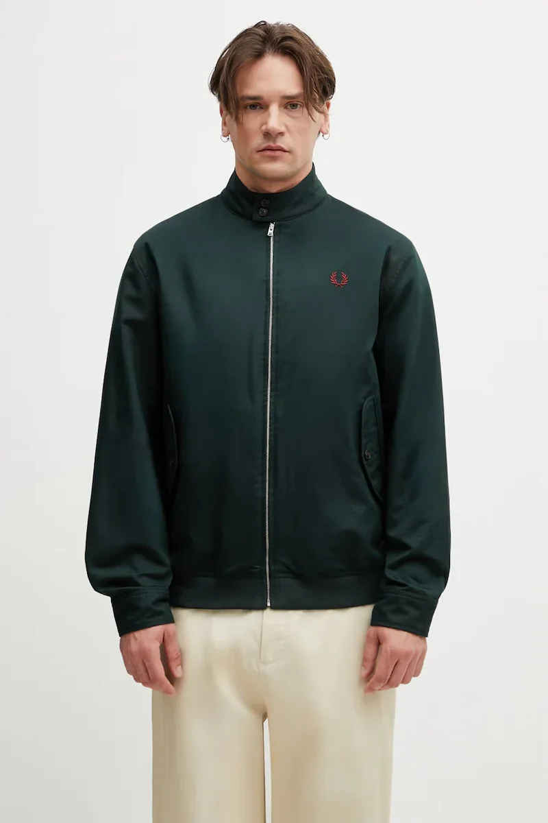 Fred Perry geacă de tranziție pentru bărbați, cu bumbac