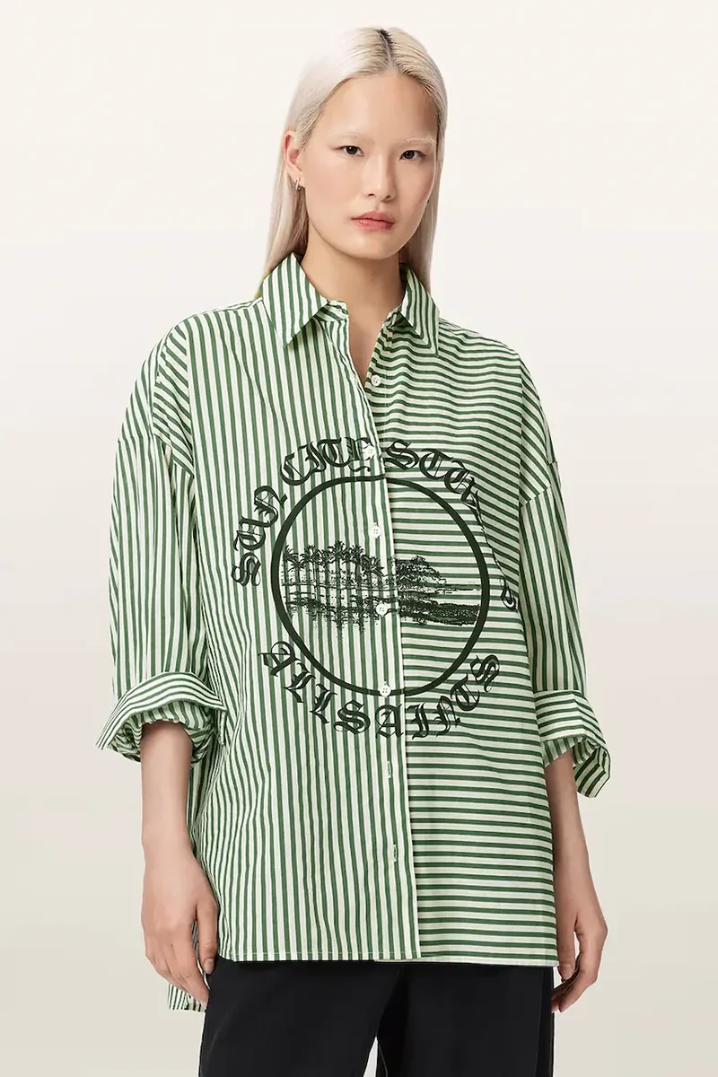 AllSaints cămașă pentru femei ADRIANNE
