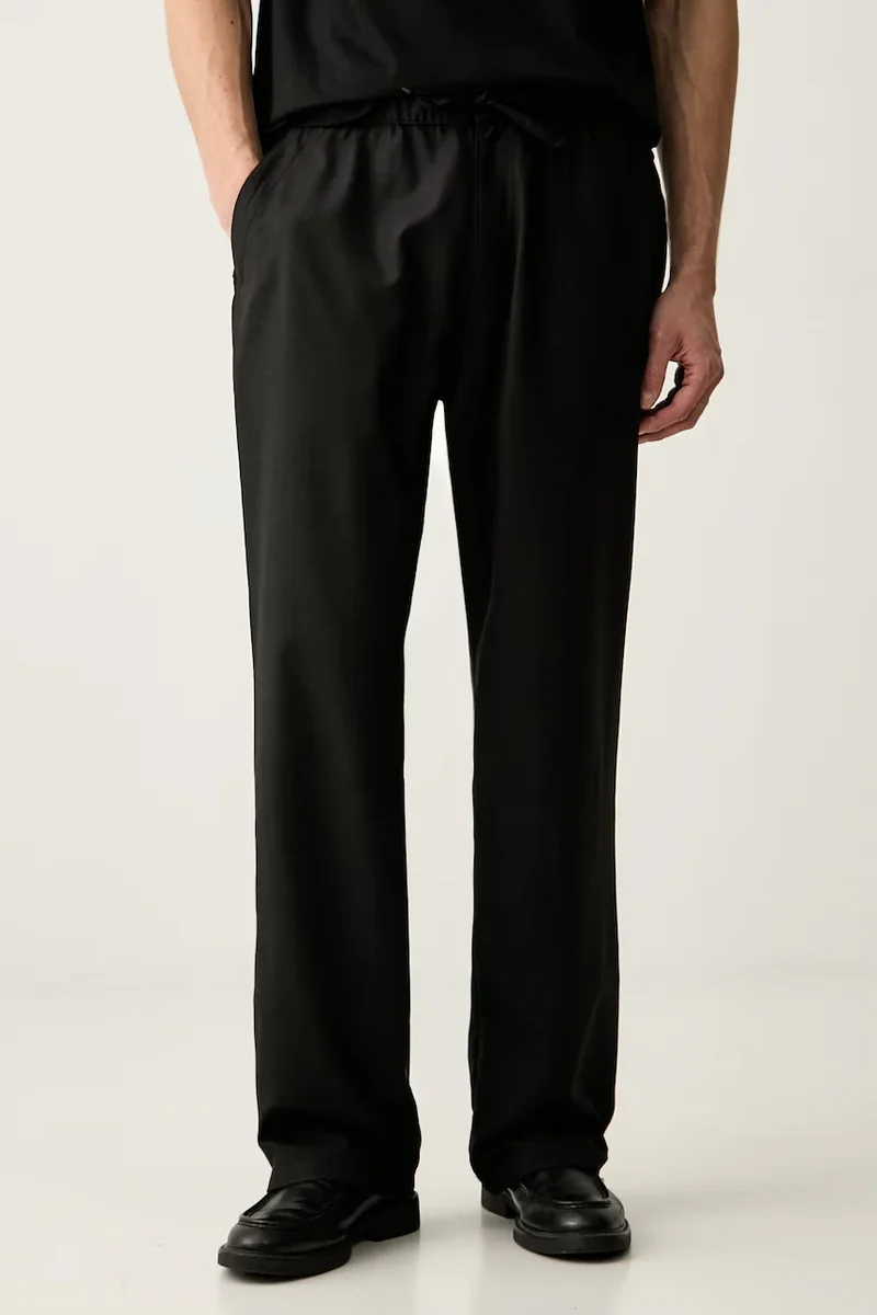 Michael Kors pantaloni regular pentru bărbați cu amestec de lână