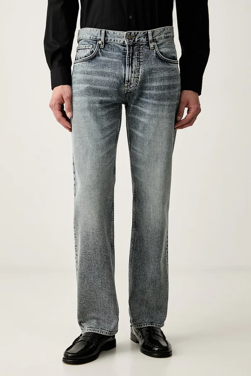 Emporio Armani blugi straight pentru bărbați