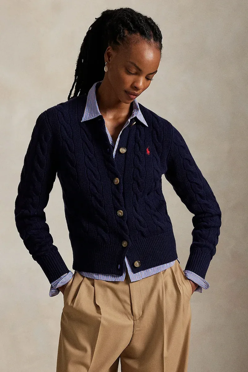 Polo Ralph Lauren cardigan pentru femei din lână