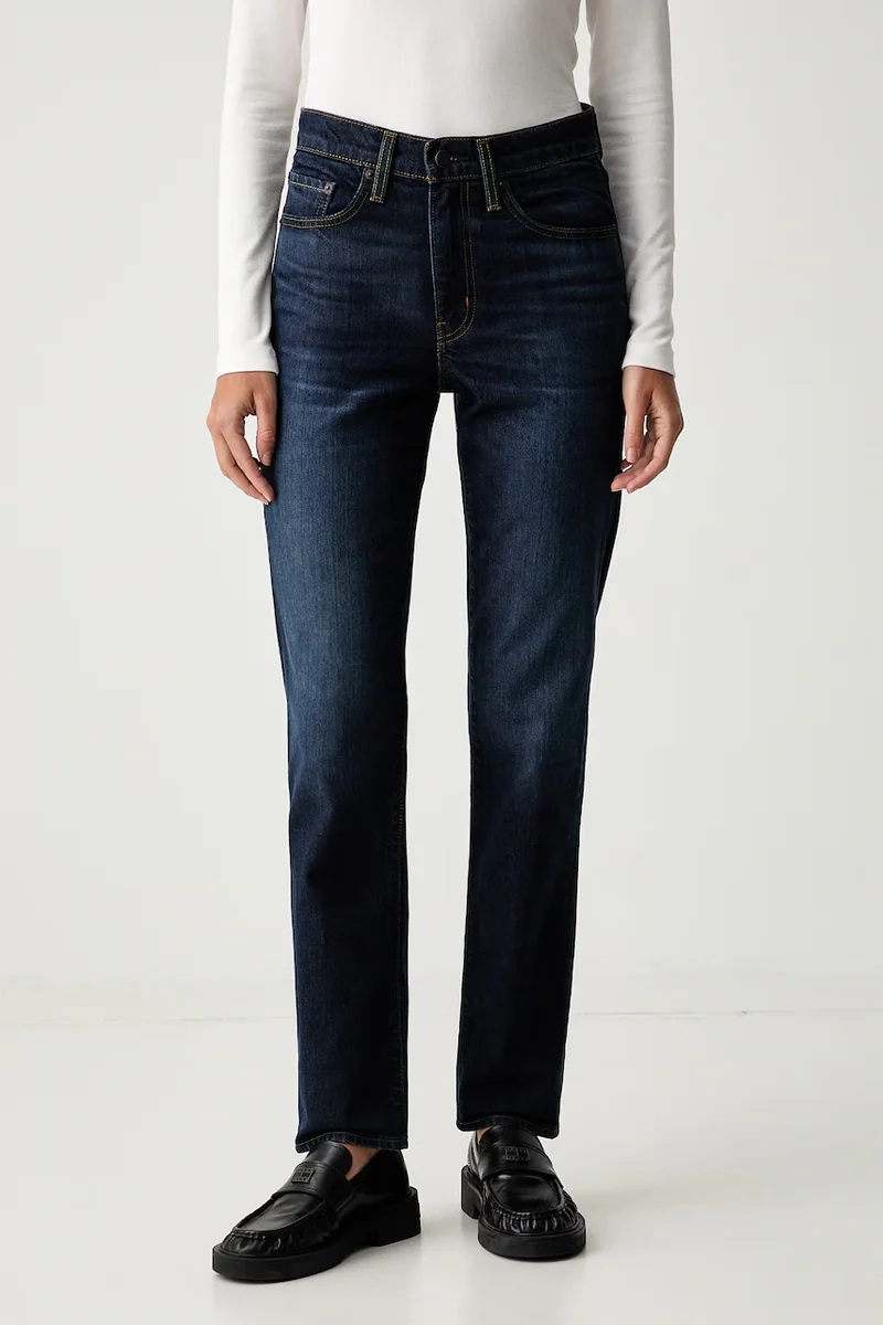 Levi's blugi wide leg pentru femei 724 HIGH RISE STRAIGHT