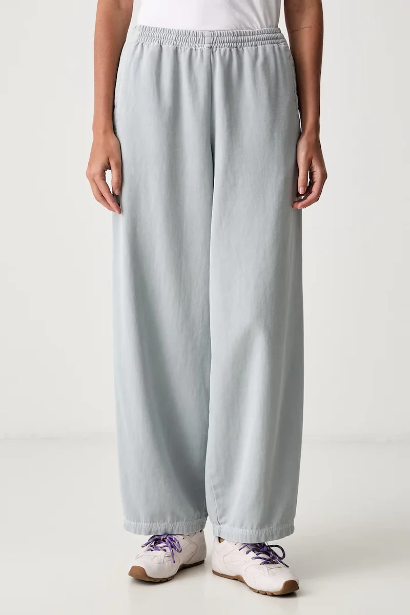 American Vintage pantaloni straight pentru femei din bumbac