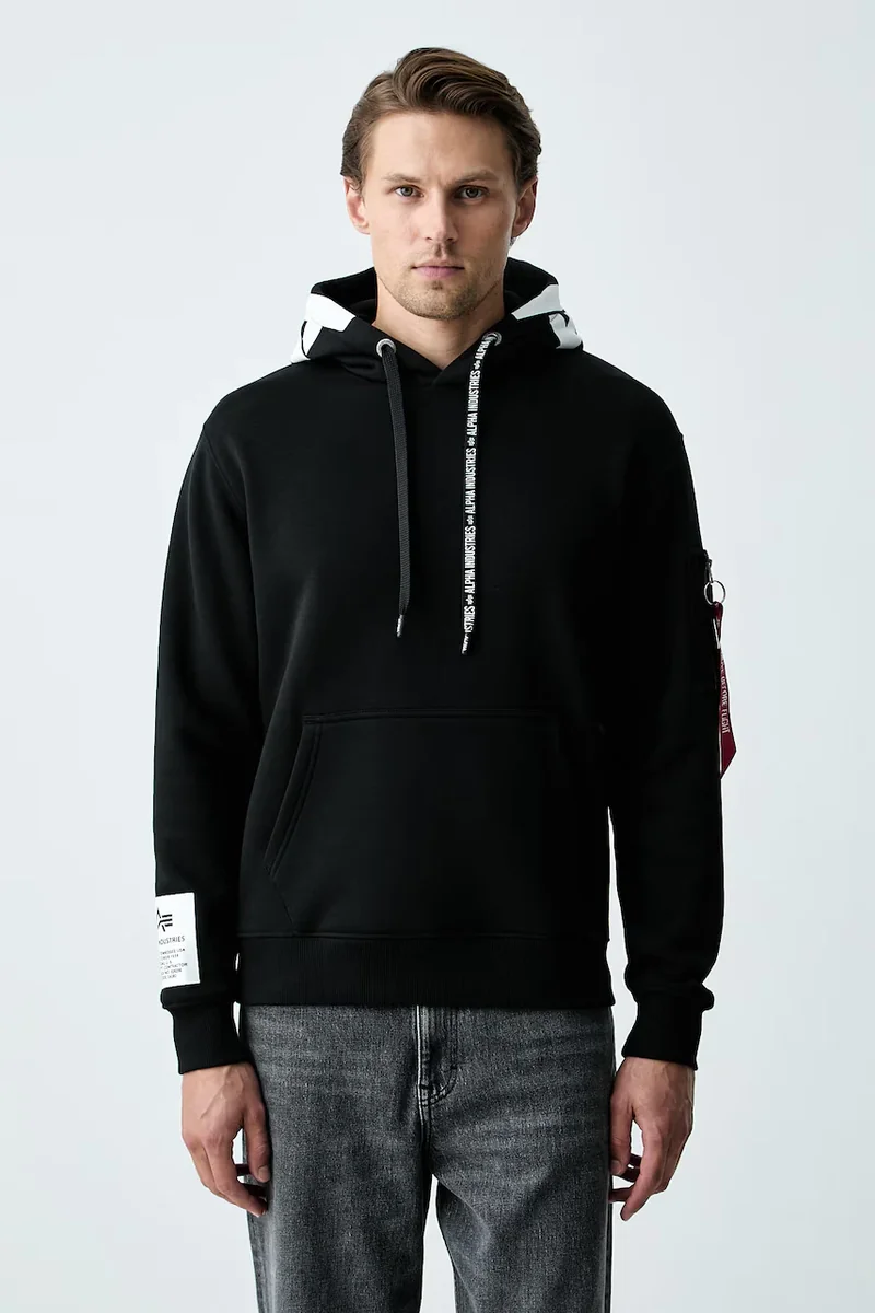 Alpha Industries hanorac cu glugă pentru bărbați cu bumbac