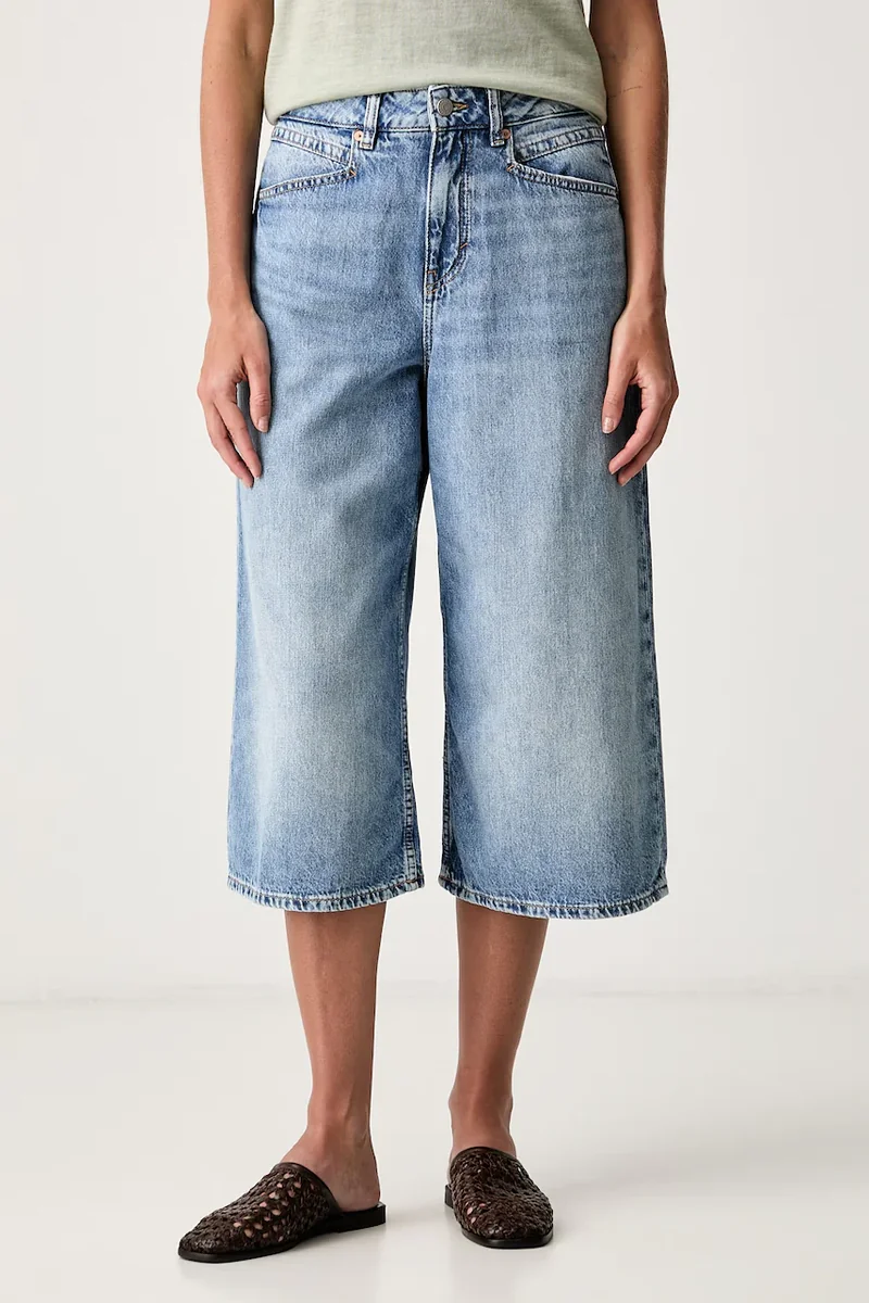 BOSS Orange blugi wide leg pentru femei C_EMMA C