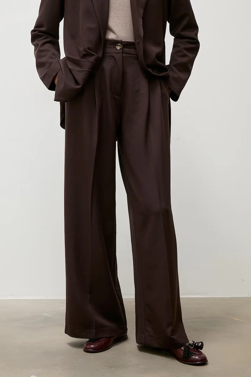 Answear.LAB pantaloni de costum pentru femei cu vâscoză
