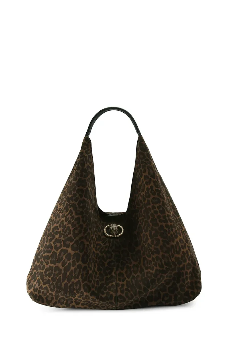 Kurt Geiger London geantă shopper pentru femei din piele întoarsă CHELSEA LG SLOUCH HOBO