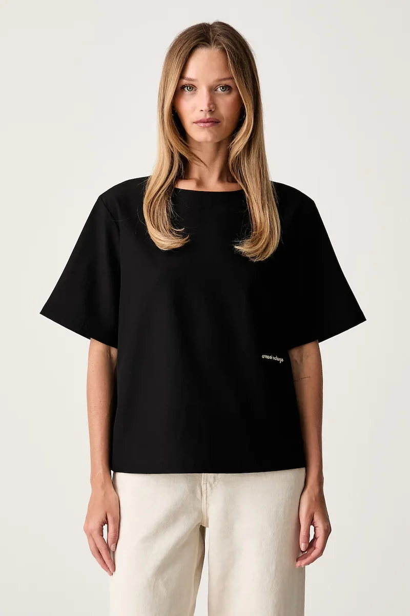 Armani Exchange bluză pentru femei cu amestec de lână