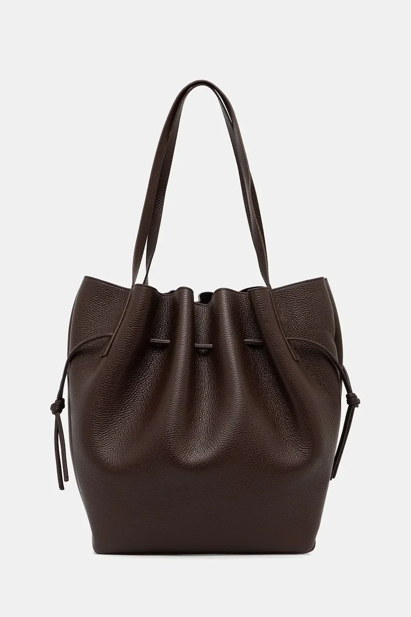 Yuzefi tote bag pentru femei din piele SCALLOP