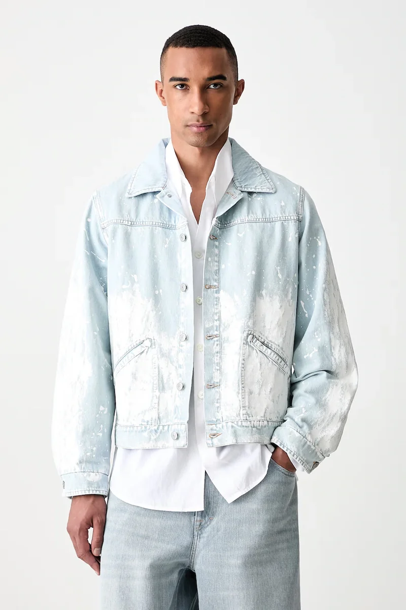 MM6 Maison Margiela geacă de blugi pentru bărbați din denim