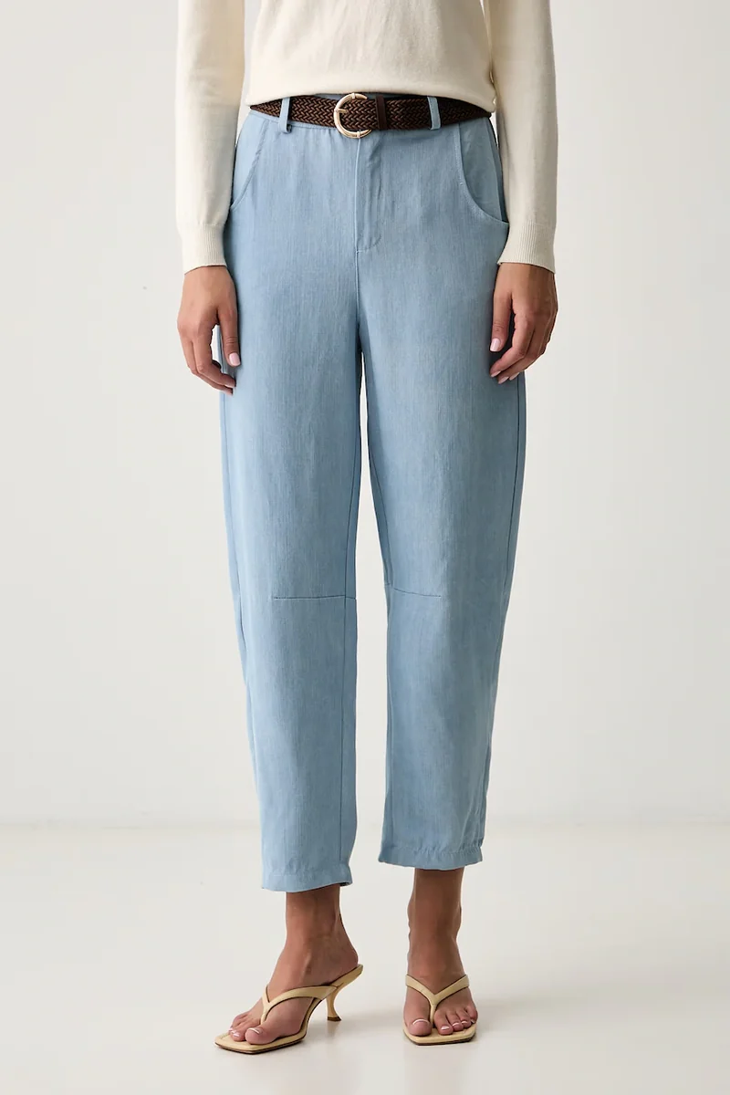 Haveone pantaloni pentru femei din lyocell