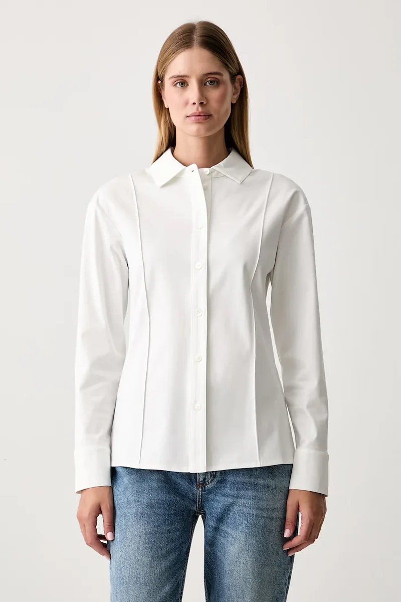 MM by Max Mara cămașă de damă din bumbac MMLBALENIO