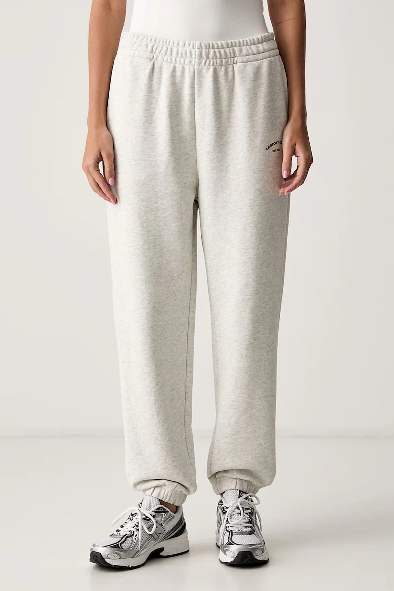 Le Privé pantaloni de trening pentru femei din bumbac VARSITY JOGGER