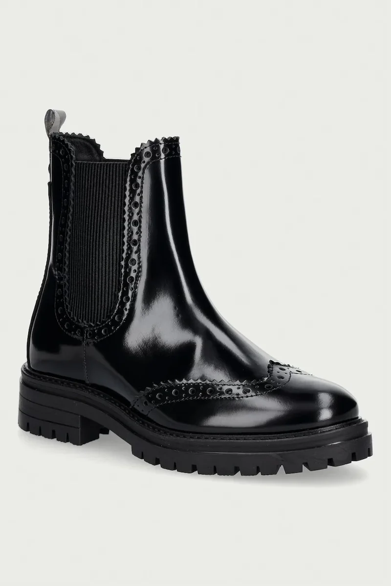 Barbour ghete scurte pentru femei din piele Fawne