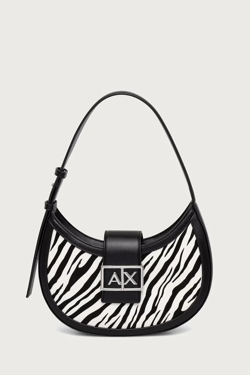 Armani Exchange geantă hobo pentru femei cu imitație de piele