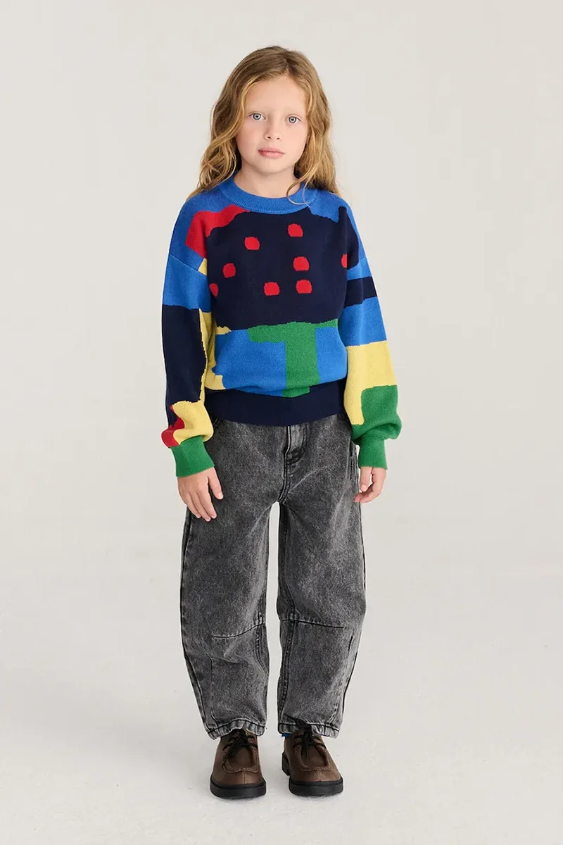 Bobo Choses blugi barrel pentru copii Beast