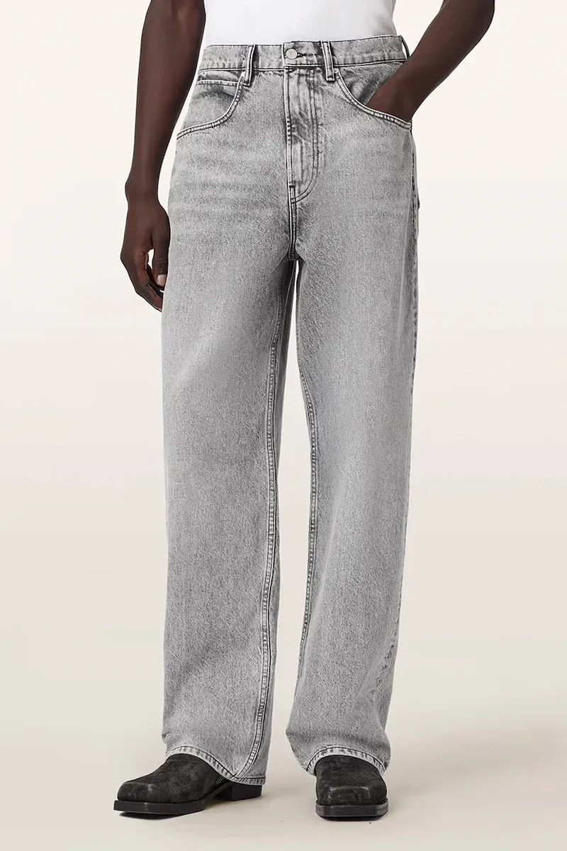AllSaints blugi relaxed fit pentru bărbați RIVET