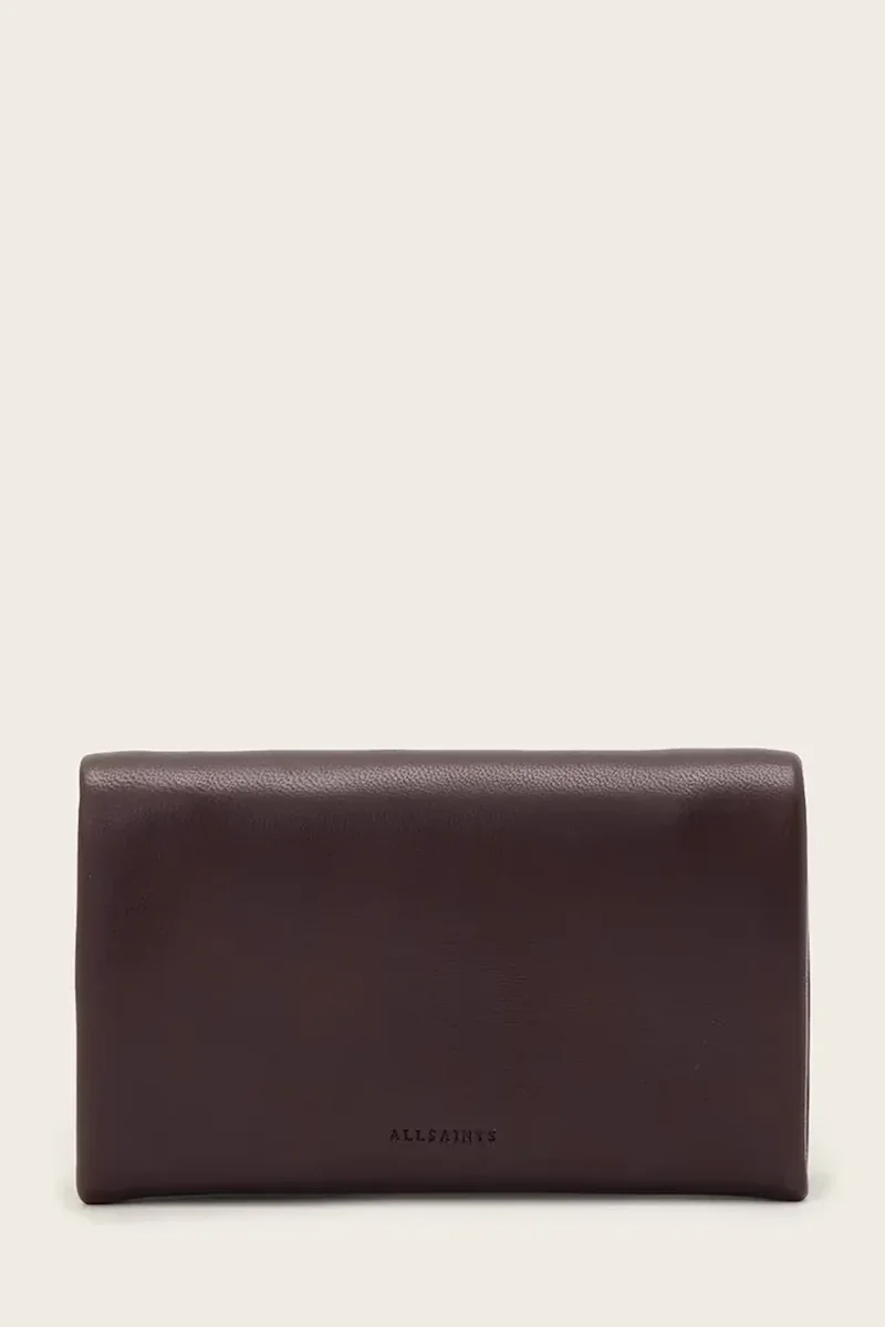 AllSaints portofel pentru femei din piele HARLUNA