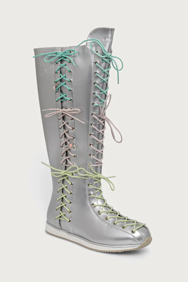 Koi Footwear Numinous Lace Up Charm Long Boots cizme pentru femei