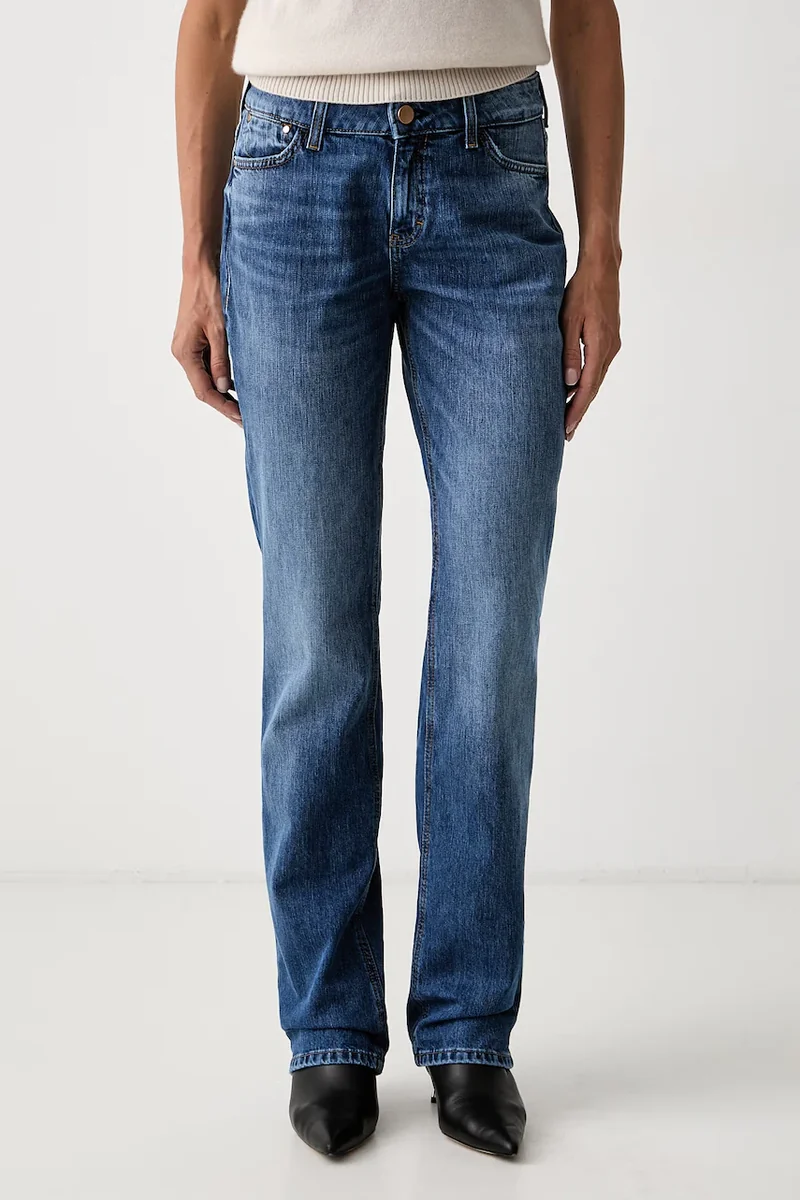 Guess blugi straight pentru femei NICKY