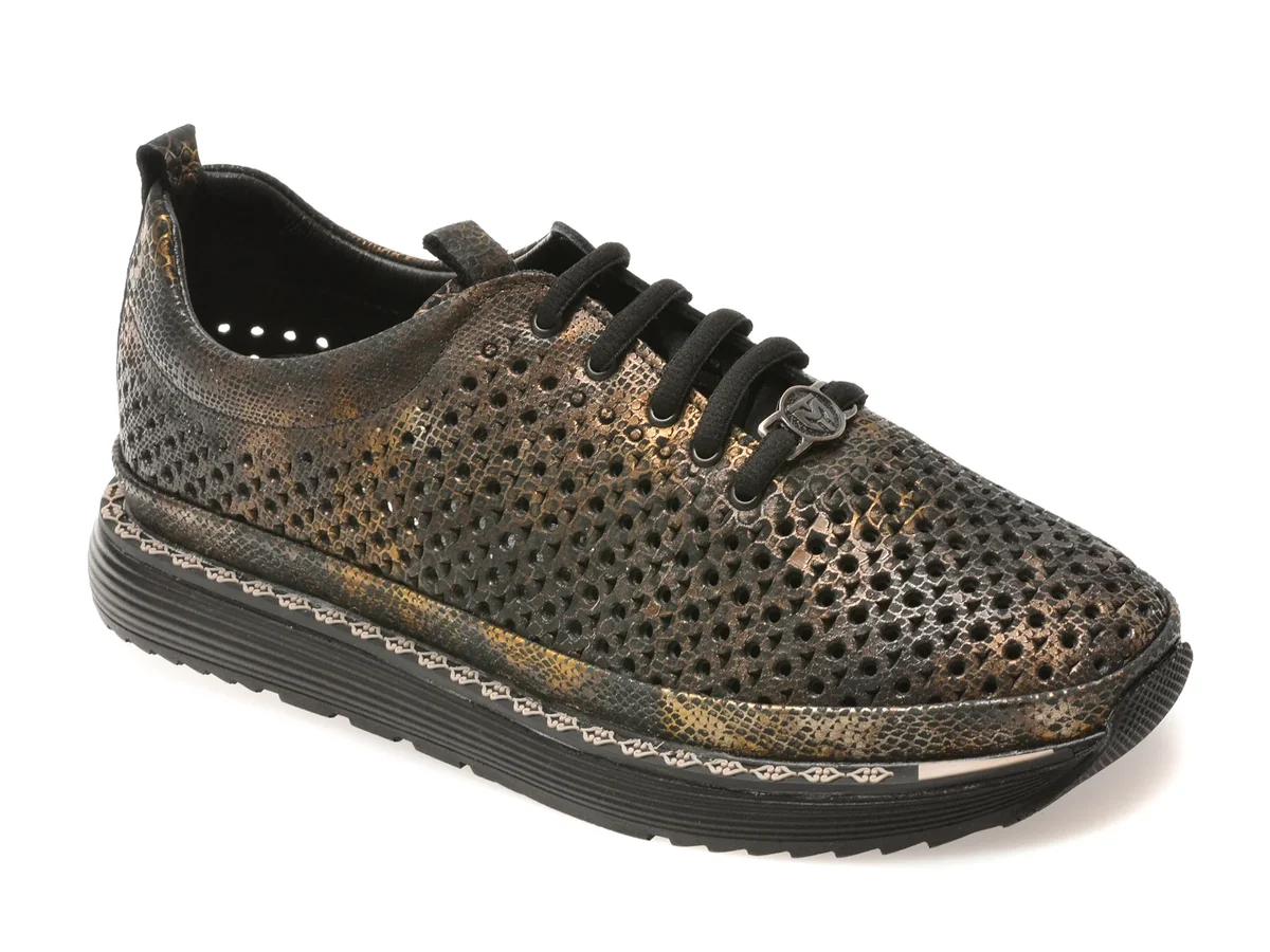 Pantofi GRYXX negri, 251YZ73, din piele naturala