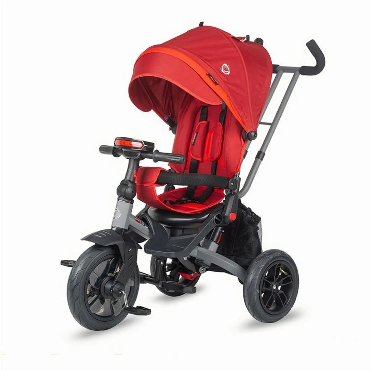 Tricicleta multifunctionala Coccolle Pianti, Ruby Red