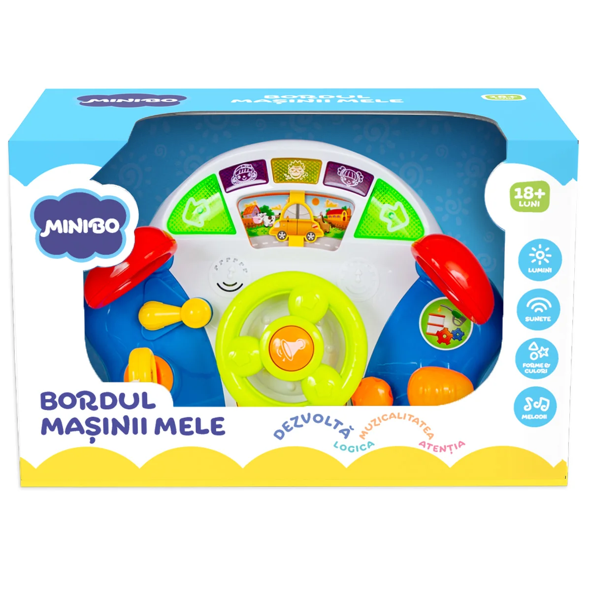Jucarie bebelusi, Bordul masinii mele, Minibo