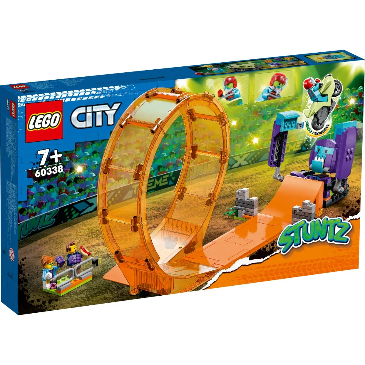 LEGO® City Stuntz - Cascadorie zdrobitoare in bucla (60338)