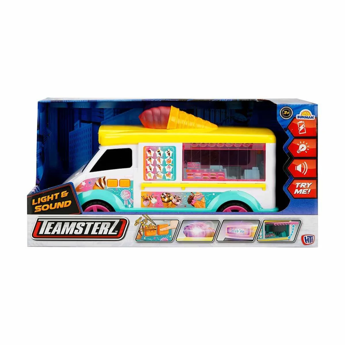 Camionul de inghetata, Teamsterz, cu lumini si sunete