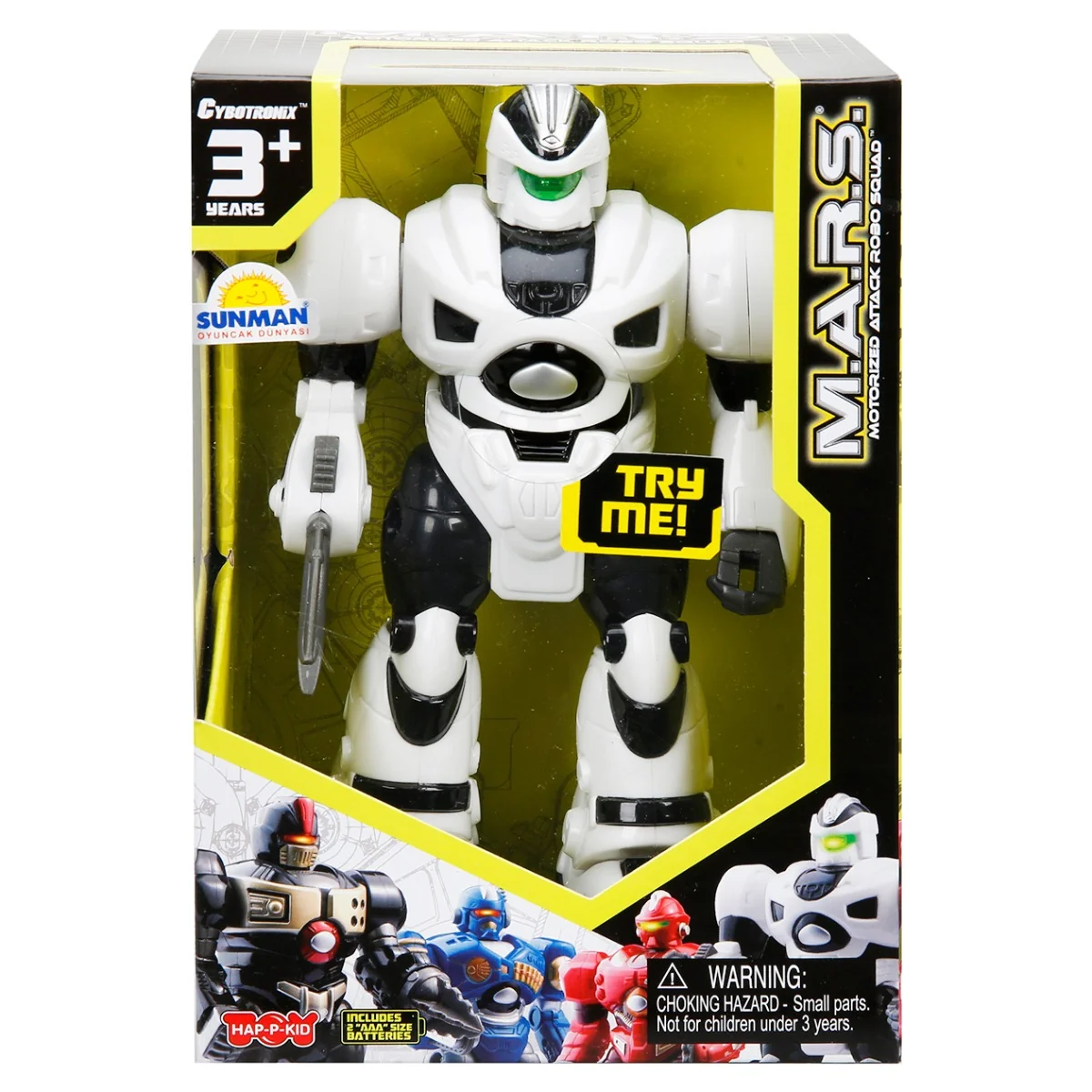 Robot interactiv, Happy Kid, M.A.R.S. 18 cm, Alb