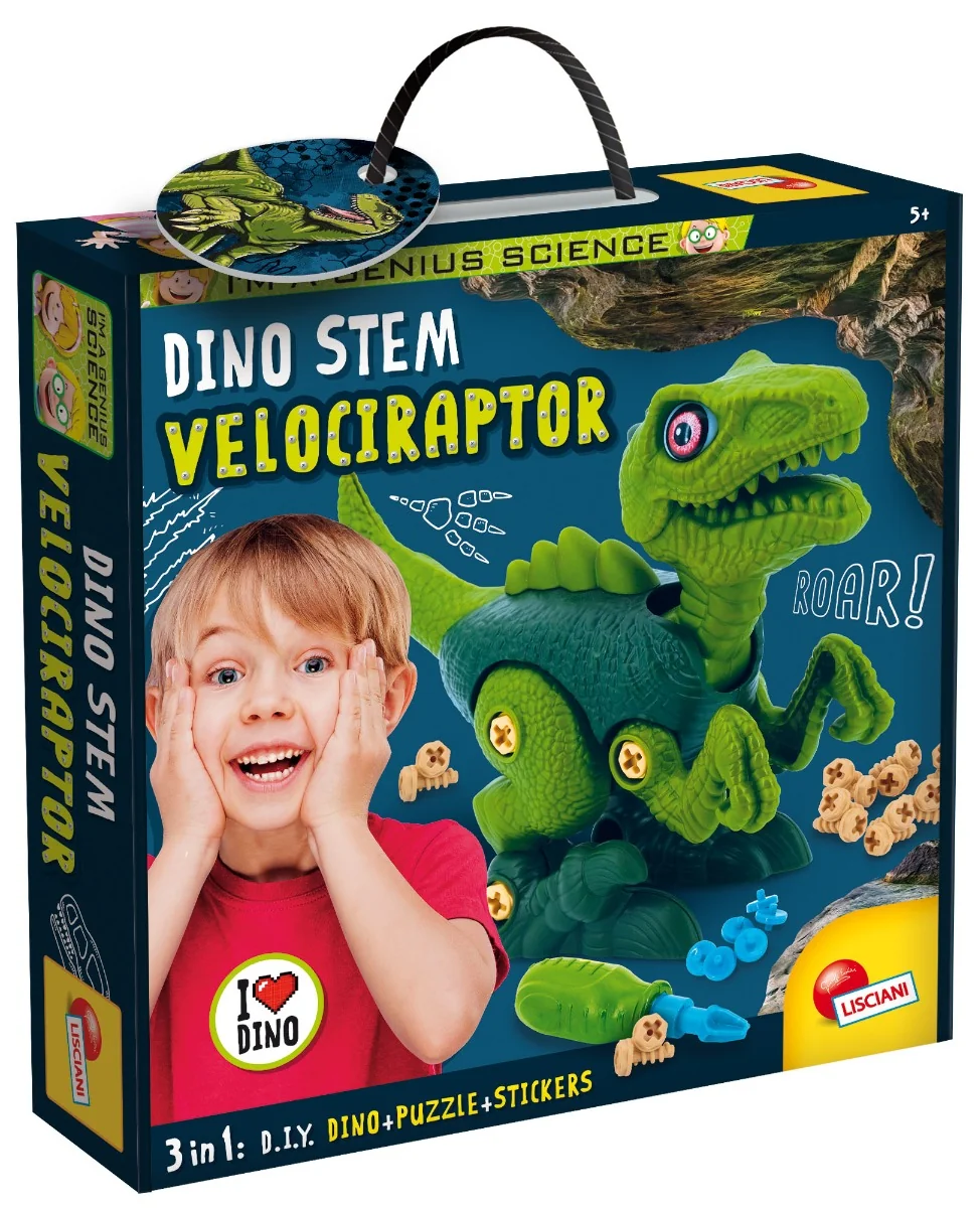 Set de stiinta Lisciani, Dino Velociraptor