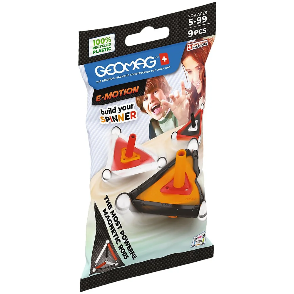 Joc de constructie Geomag, E-Motion, 9 piese