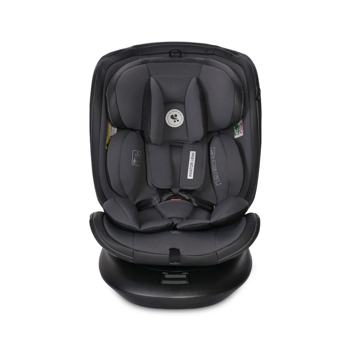 Scaun auto, Lorelli Aviator, Isofix, i-Size, 0 luni-12 ani, 40-150 cm, Grey