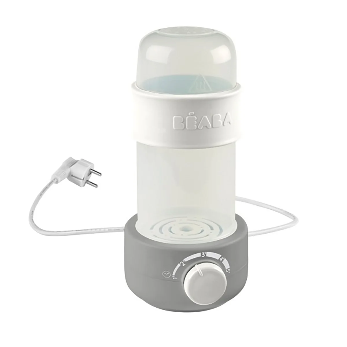 Incalzitor biberoane si sterilizator Beaba Baby Milk Second, Gri