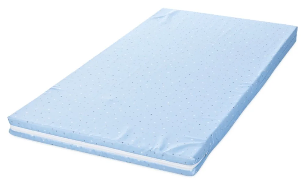 Saltea pat, Lorelli Classic, spuma elastica, 60 x 120 x 6 cm, Blue Sky