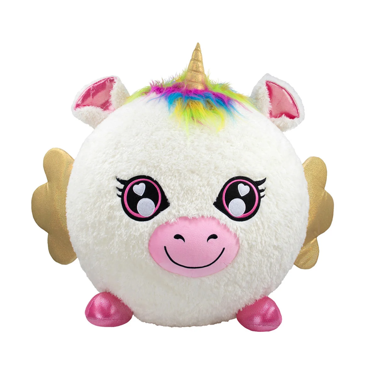 Jucarie de plus gonflabila, Little Biggies, Unicorn, Alb
