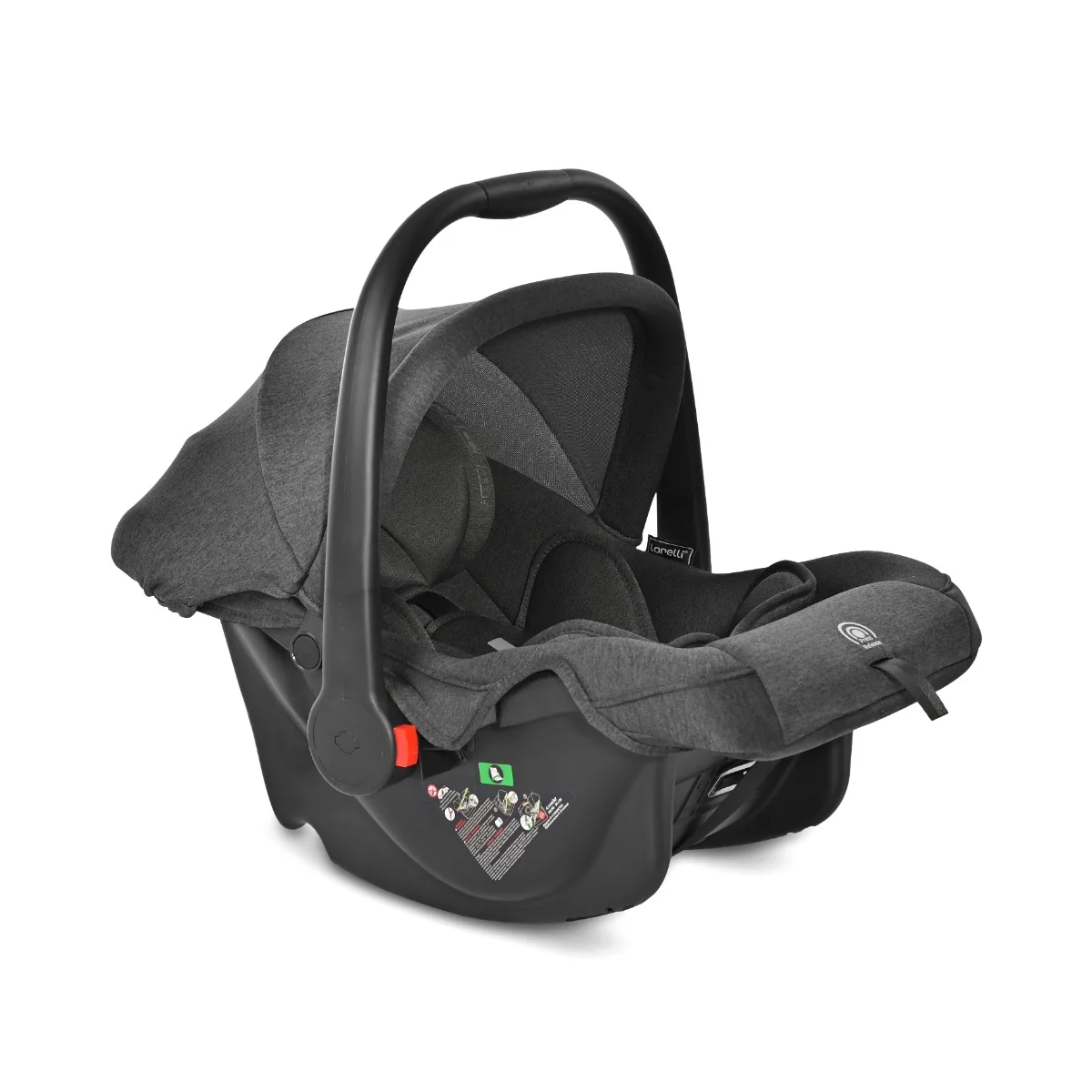 Scoica auto, Lorelli Joy, 0-12 luni, 40-85 cm, Black Jasper
