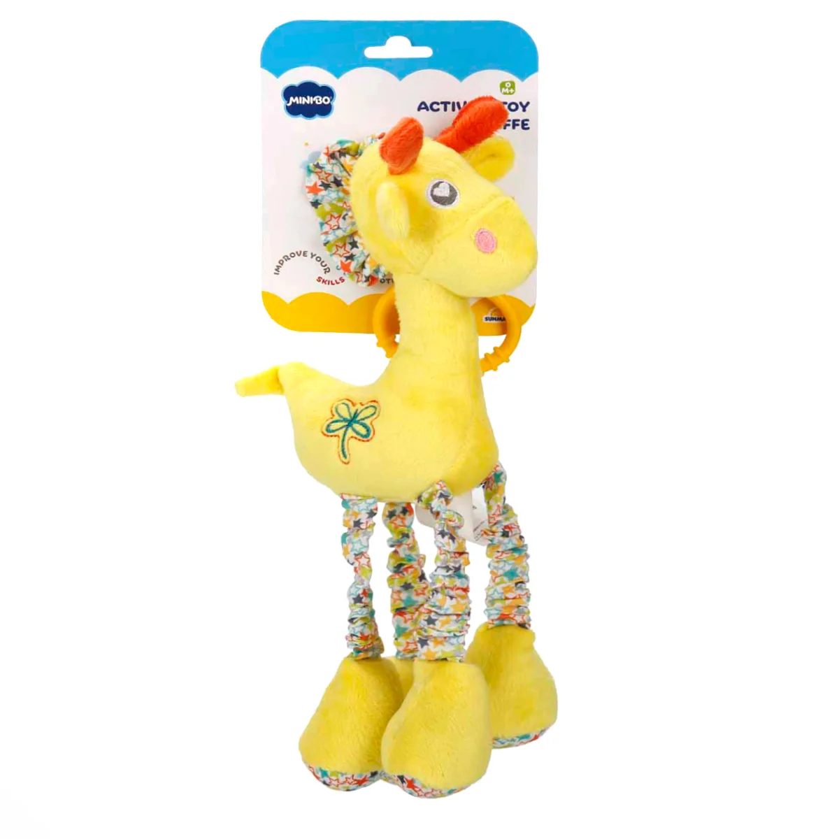 Jucarie bebelusi cu activitati, Minibo, Girafa