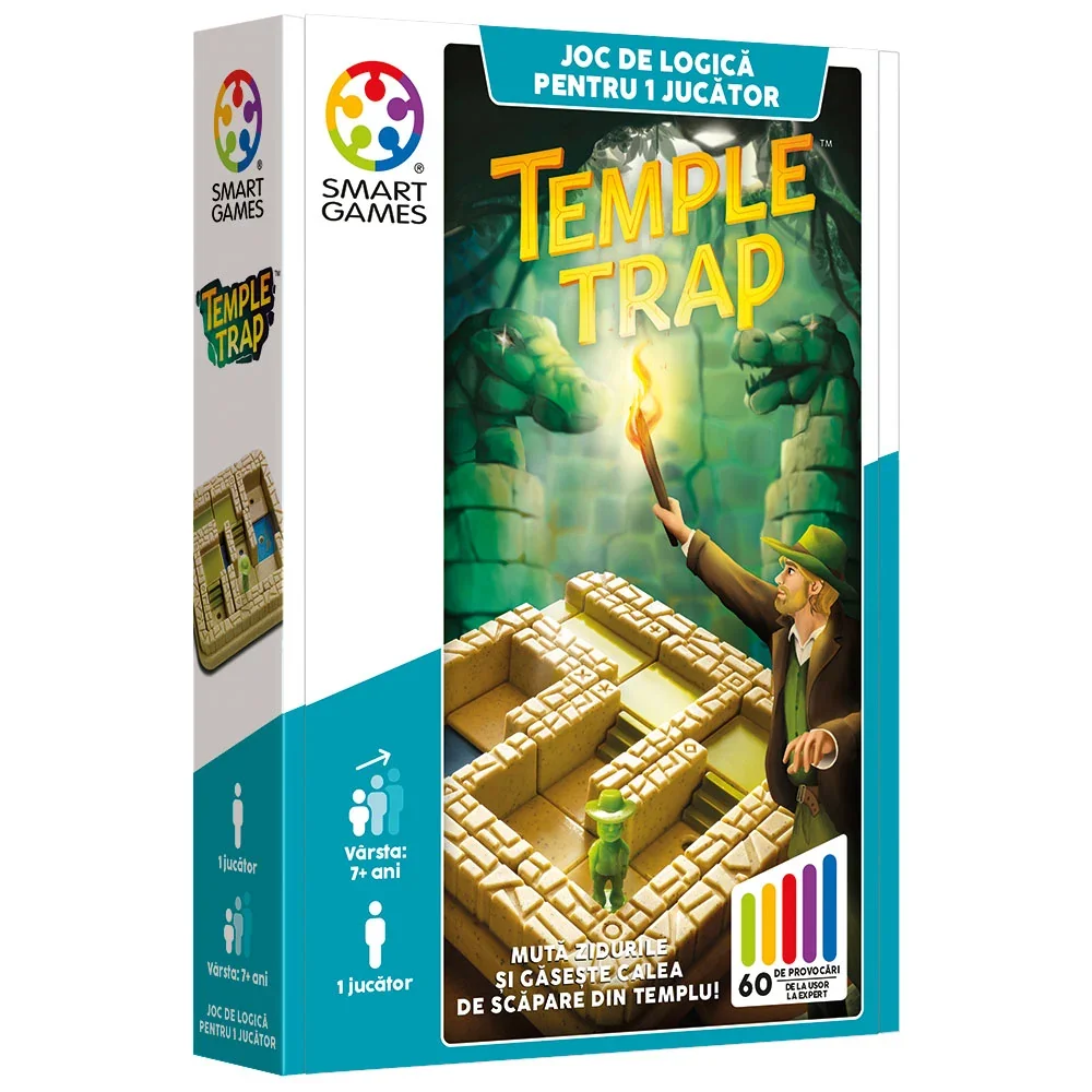 Joc de logica cu 60 de provocari, Smart Games, Temple Trap