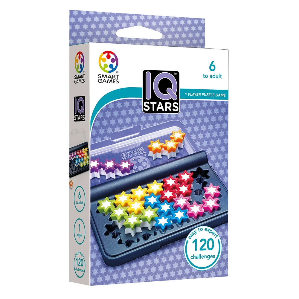 Joc de logica cu 120 de provocari, Smart Games, IQ Stars