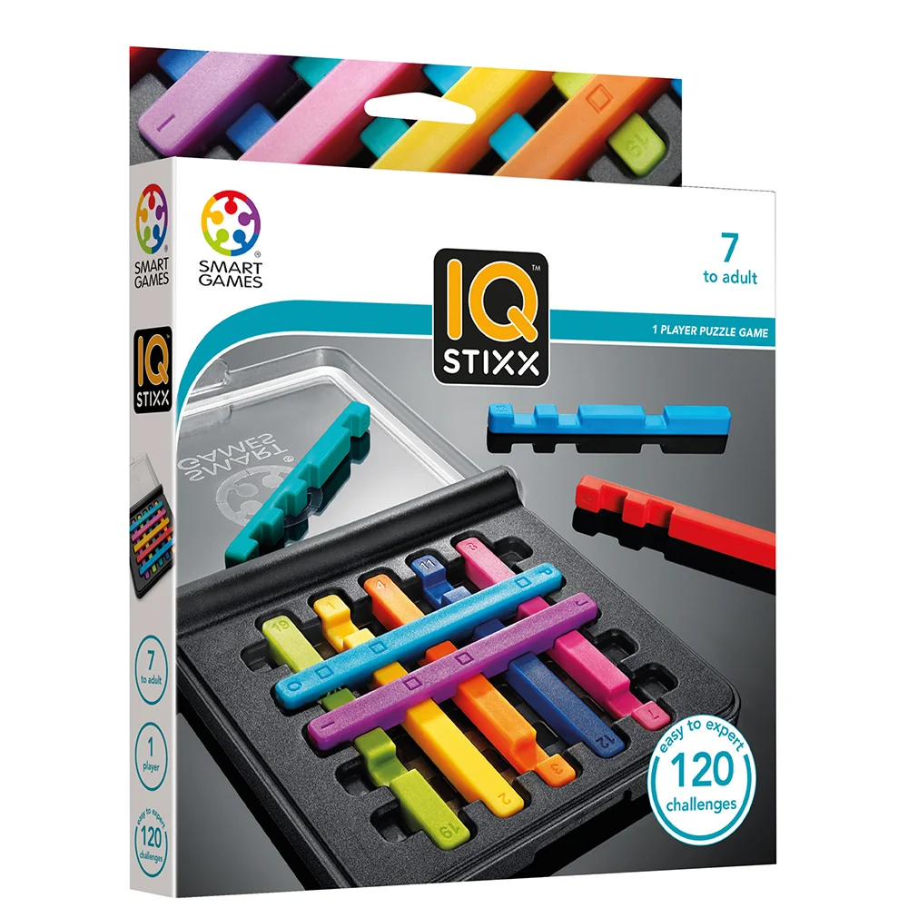Joc de logica cu 120 de provocari, Smart Games, IQ Stixx