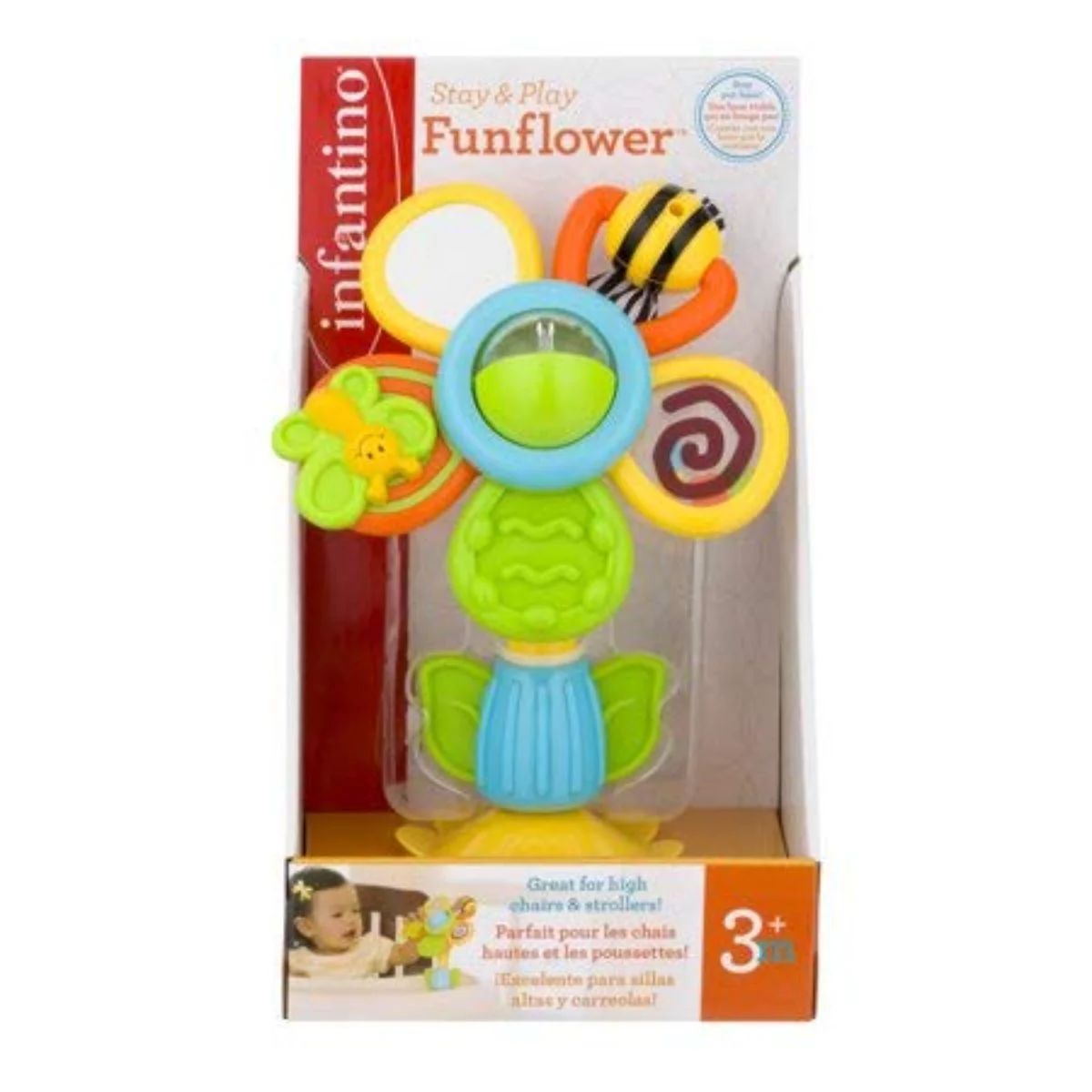 Jucarie bebelusi, B Kids, floarea soarelui interactiva