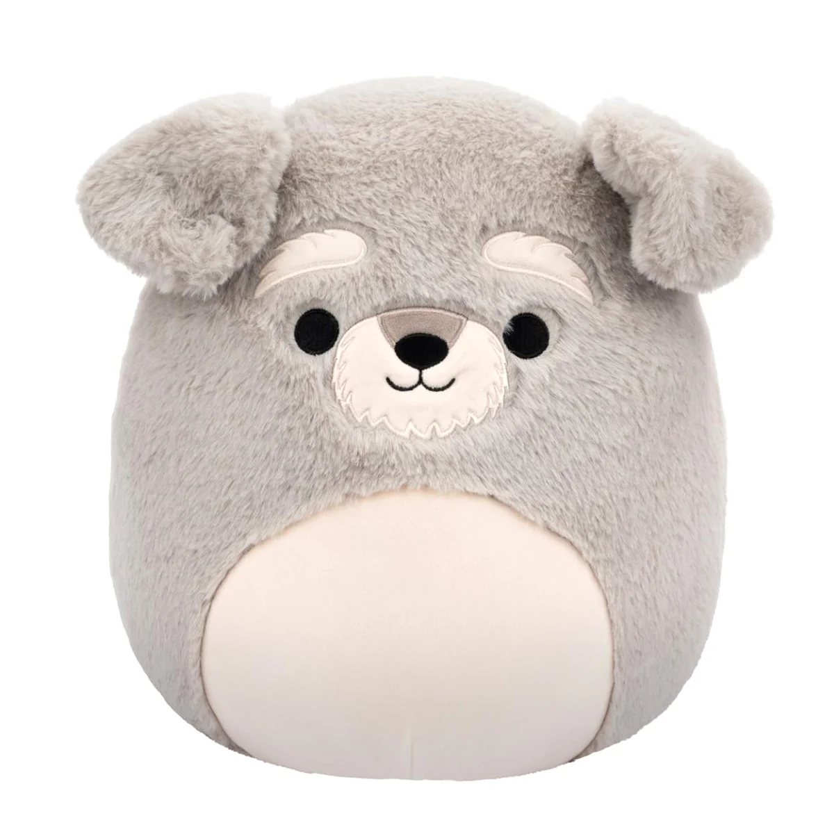 Jucarie de plus, Squishmallows, Fuzzamallows, Catelusul Shaun, 30 cm