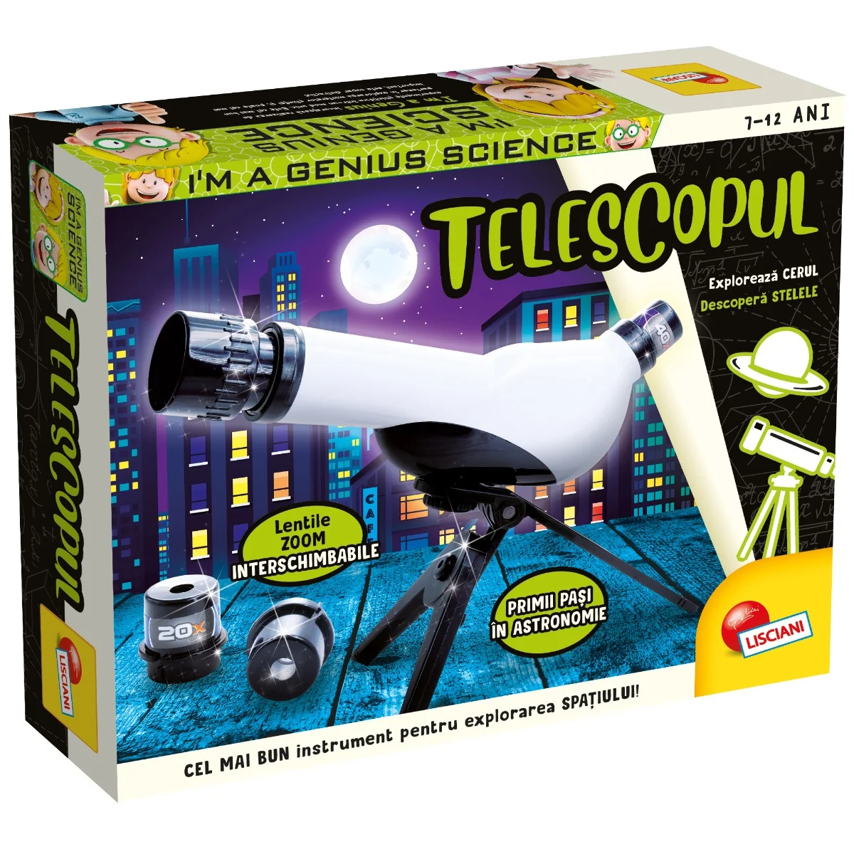 Set de stiinta, Lisciani, Telescopul