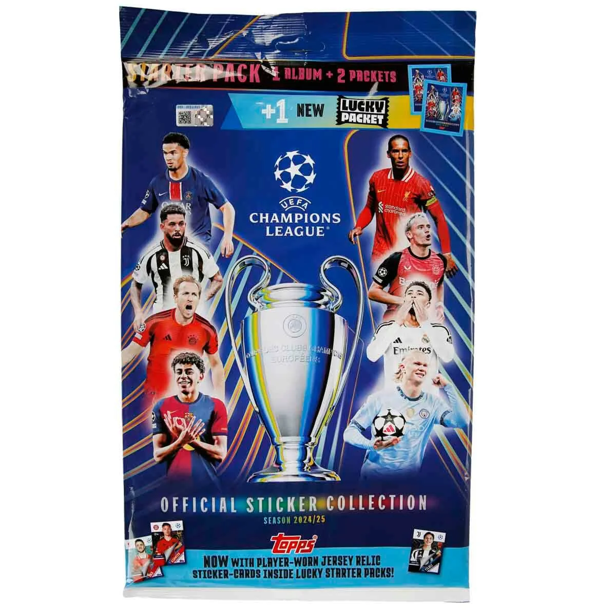 Set album si stickere, Topps, Champions League 2024-2025, Starter Pack